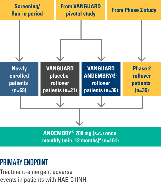 Image of VANGUARD OLE study design